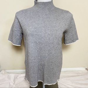 ZARA KNIT Short Sleeve Sweater